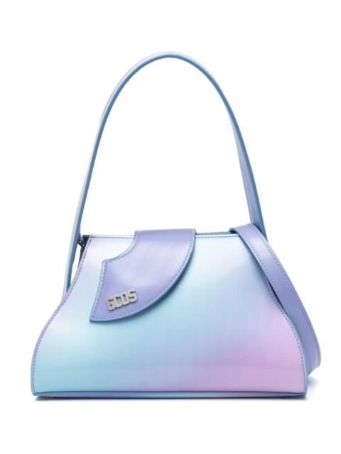 GCDS small Comma holographic tote bag