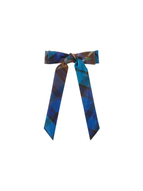 Vivienne Westwood FLYES HAIR CLIP - SHINY BLUE/BROWN