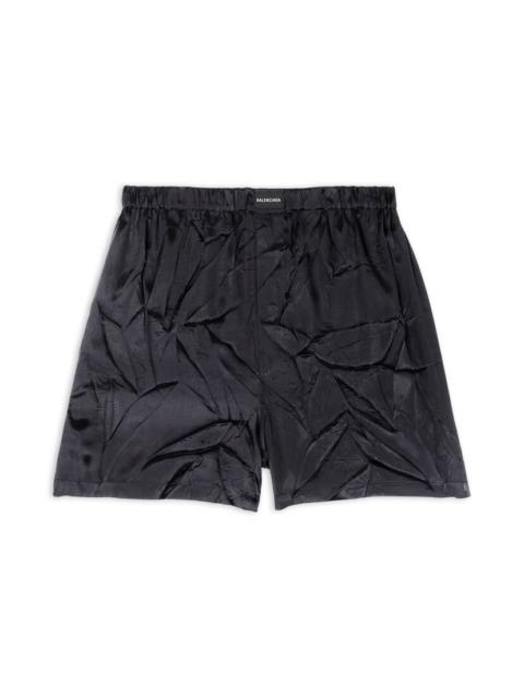 BALENCIAGA Women's Classic Wide Boxer in Black