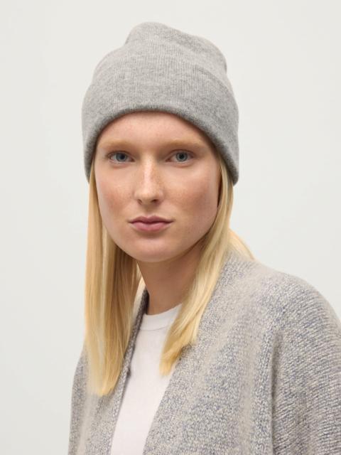 Johnstons of Elgin Braemar Grey Cashmere Beanie