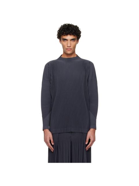 ISSEY MIYAKE Navy Monthly Colors December Top