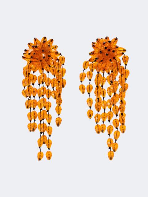 Isabel Marant Hanabi beaded clip-on earrings