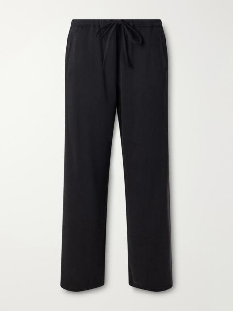 SECOND/LAYER Team Straight-Leg Drawstring Lyocell-Twill Trousers