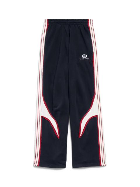 BALENCIAGA Men's Cut-up Oversized Sweatpants in Faded Black/white