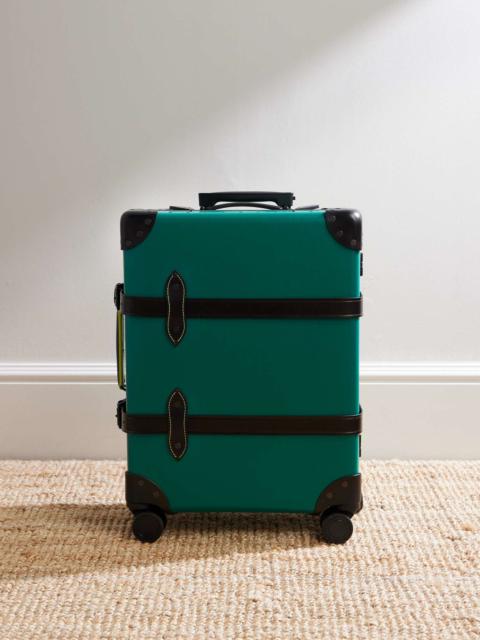 Globe-Trotter + Aston Martin Formula 1 Leather-Trimmed Carry-On Suitcase