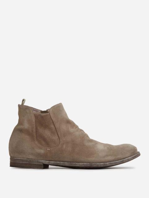 SUEDE ZIPPED BOOTS