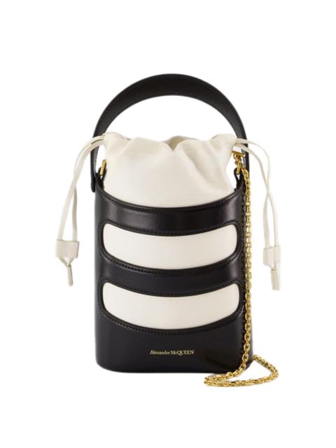 Alexander McQueen Black Calfskin The Rise Mini Crossbody, Never Carried
(Authentic Pre-Loved)