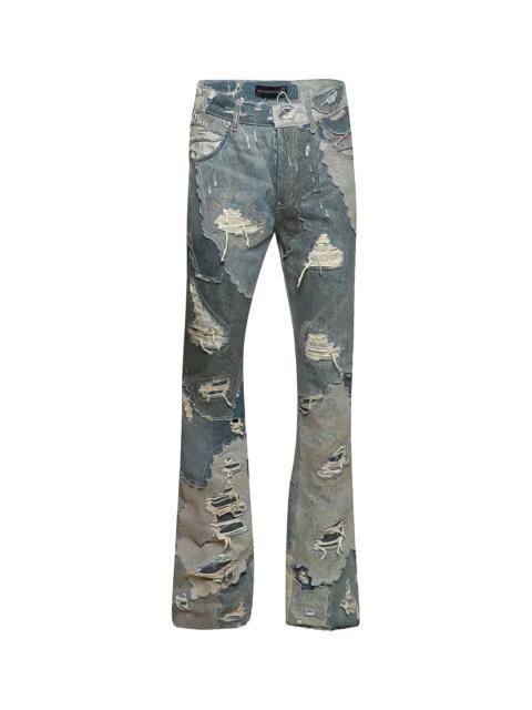 WHO DECIDES WAR Unearthed Jeans "Washed Denim" 1121030009FW25 DENI