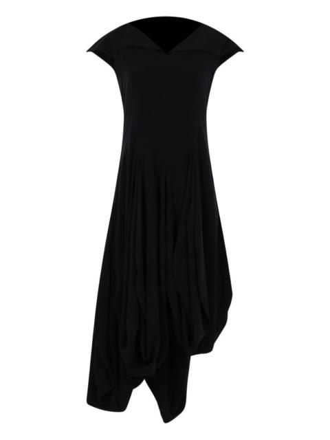 Yohji Yamamoto asymmetric-hem dress