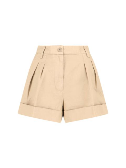Aspesi COTTON AND LINEN SHORTS
