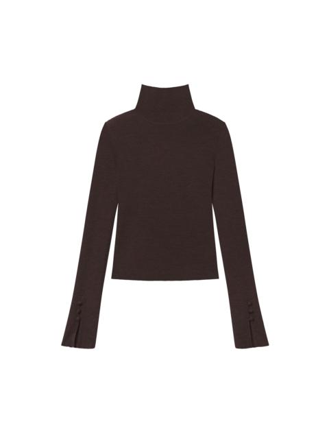 A.L.C. Jett Knit Merino Turtleneck Top