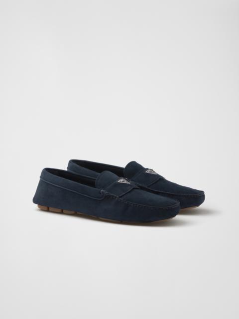 Suede driving shoes