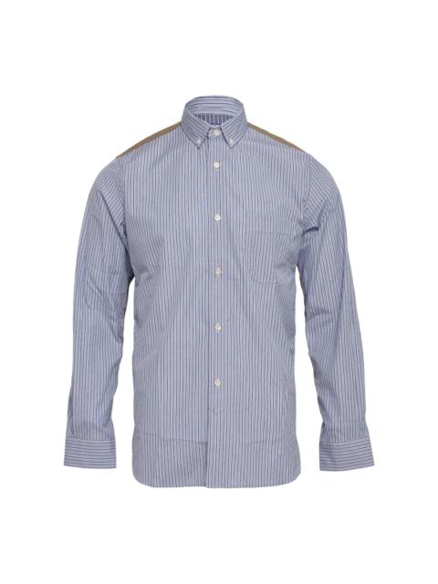 Junya Watanabe MAN Cotton Stripe X Nylon Taffeta Shirt