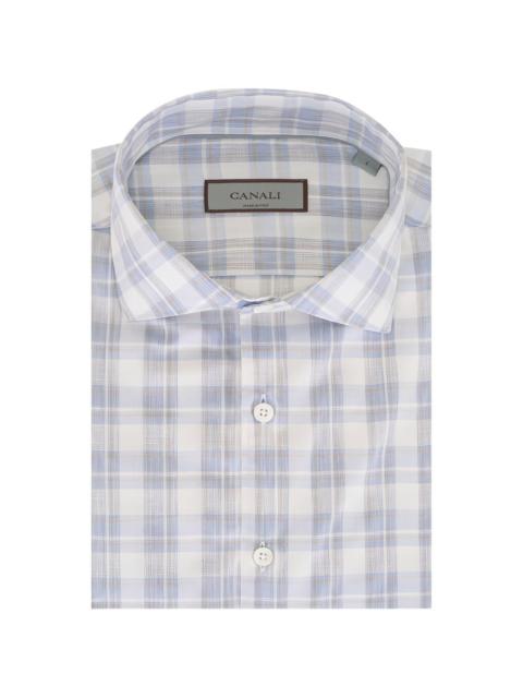 Canali checked shirt