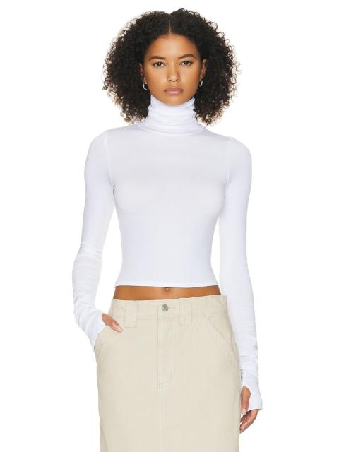 HELSA Long Sleeve Turtleneck in 2nd Skin Jersey