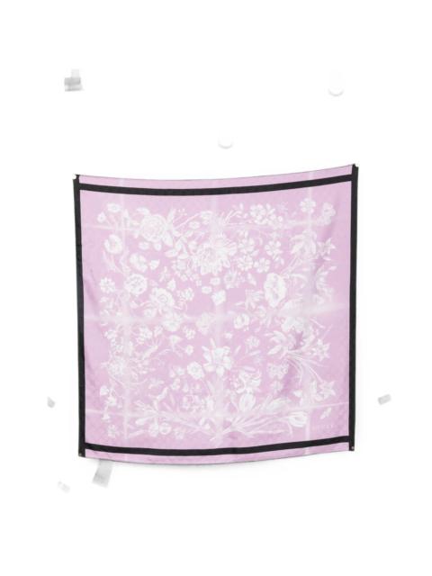 GUCCI Printed silk foulard