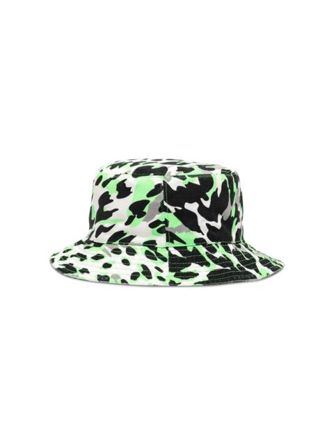 We11done We11done Leopard Bucket Hat 'Neon Green'