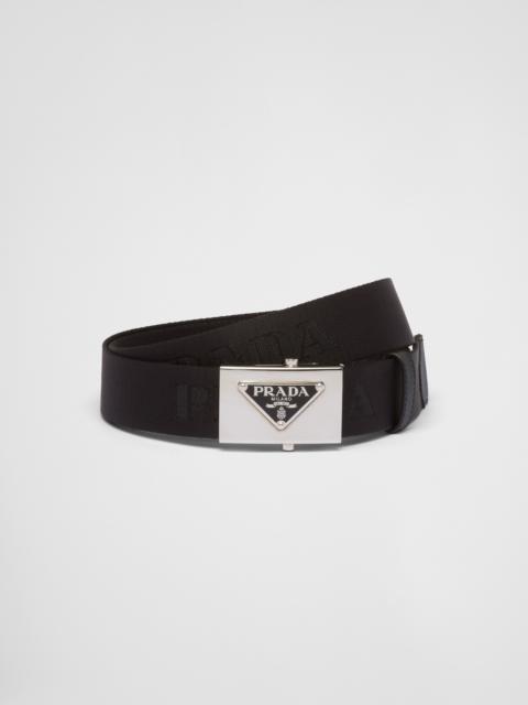 Prada Woven nylon belt