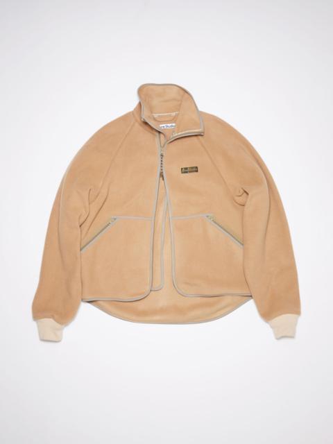 Acne Studios Polar fleece jacket - Camel brown