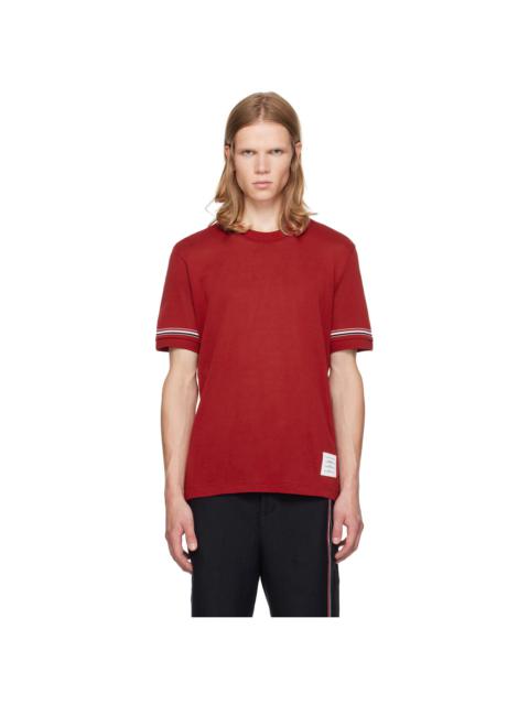 Thom Browne Red Striped T-Shirt