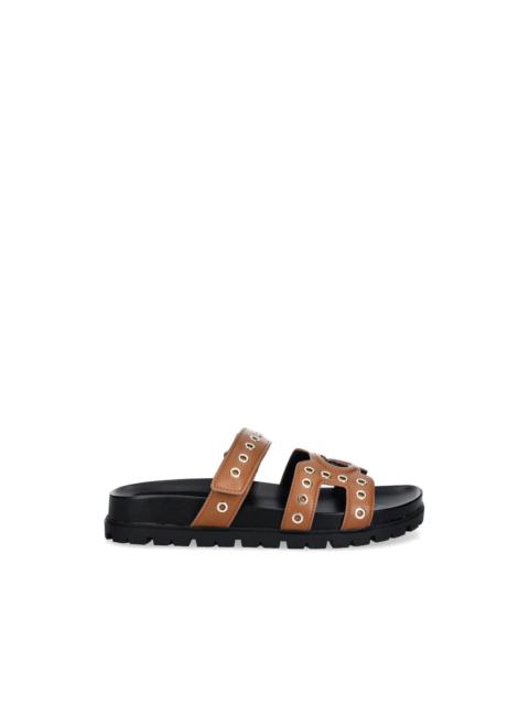 GUESS USA eyelet logo sandals