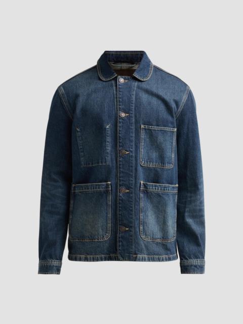 PAIGE Men's Trevino Cotton Denim Chore Jacket - Deshler