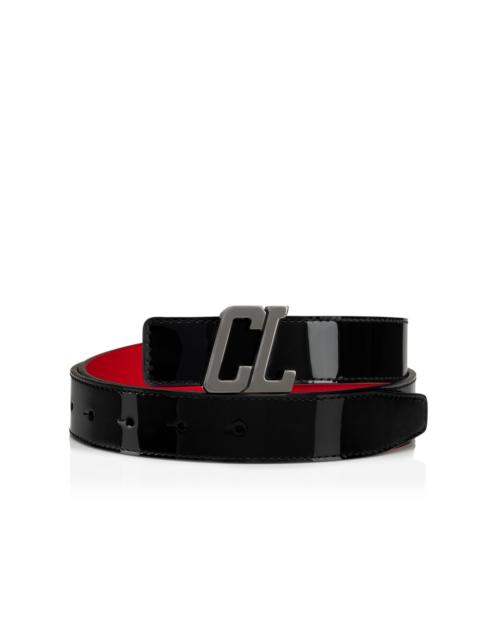 Christian Louboutin Happy Rui Cl Logo Belt Black