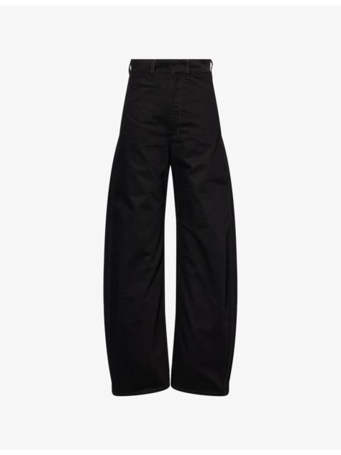 Lemaire High-Rise Curved Denim Jeans