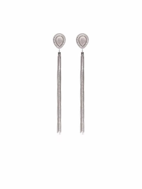 Alessandra Rich crystal-embellished drop earrings