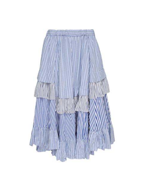 Comme des Garçons Comme des Garçons Cotton Broad Stripe Skirt