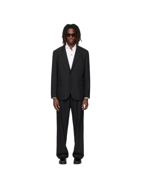 HUGO Black Two-Piece Modern-Fit Stretch Twill Suit