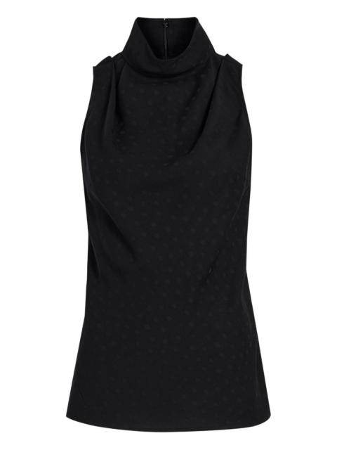Proenza Schouler Taryn jacquard high-neck top