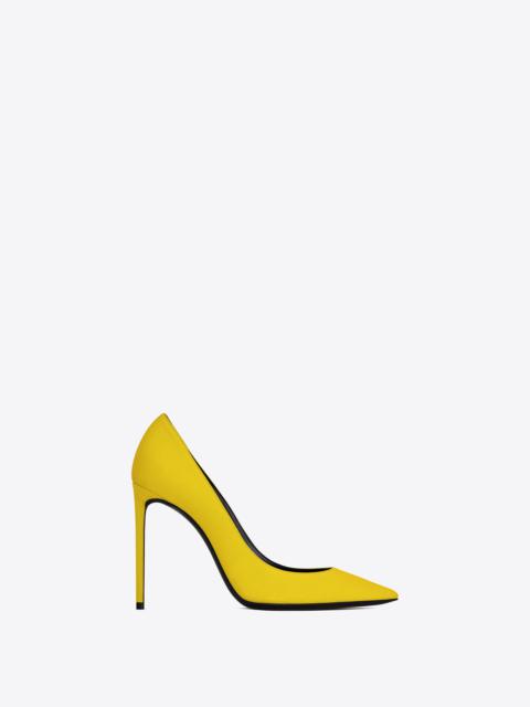 SAINT LAURENT zoe pumps in crepe de chine