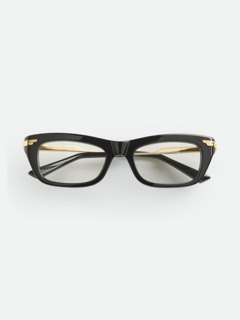 Bottega Veneta BV1371O Classic Rectangular Eyeglasses