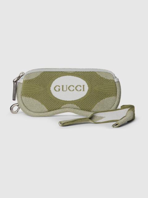 GUCCI Technical knit glasses case