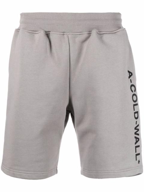 A-COLD-WALL* logo-print track shorts