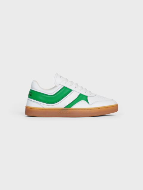 CELINE CELINE TRAINER LOW LACE-UP SNEAKER in CALFSKIN