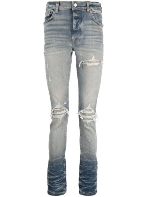 AMIRI distressed slim-cut jeans