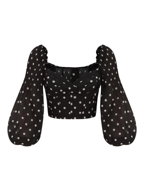 Zimmermann PLEATED DRAPED BODICE