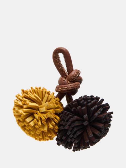 STEVE MADDEN POM SHOE CHARM BROWN/MULTI