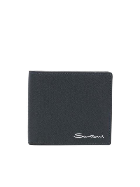 Santoni leather wallet