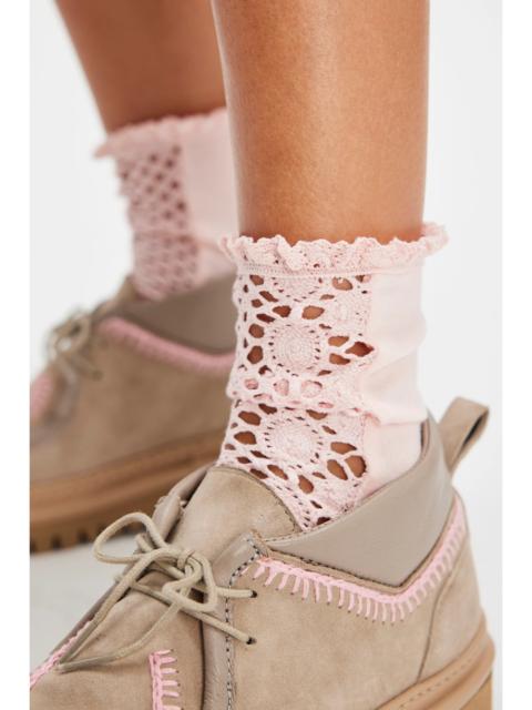 FREE PEOPLE Rubies Crochet Socks