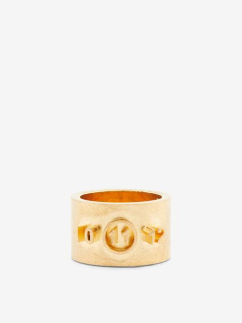 Maison Margiela Numerical logo wide ring