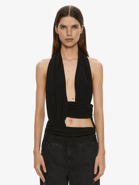 CHRISTOPHER ESBER Draped Cummerbund Jersey Top