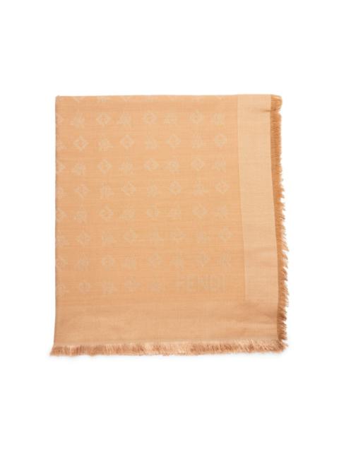 FENDI FF-jacquard scarf