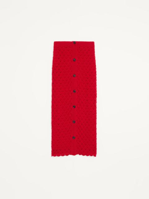 Valentino VALENTINO WOOL AND CASHMERE SKIRT