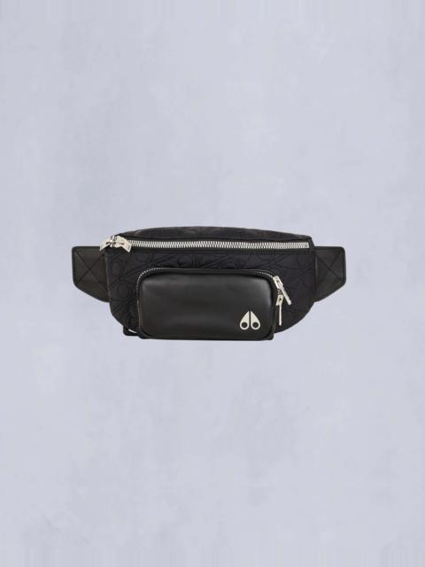 MOOSE KNUCKLES LOGO MONOGRAM WAIST BAG