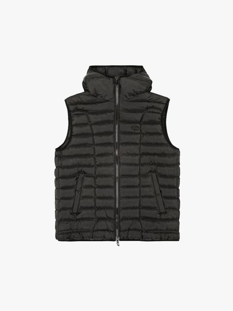 W-Temple quilted shell gilet