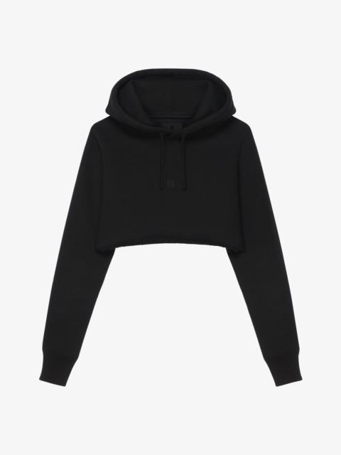 CROPPED HOODIE IN COTTON