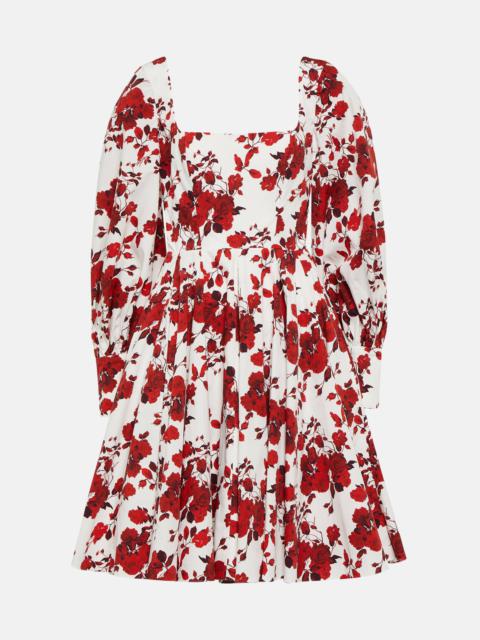 EMILIA WICKSTEAD Yasmina floral cotton minidress